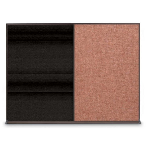 Double Door Radius Corkboard, 60"X36", S